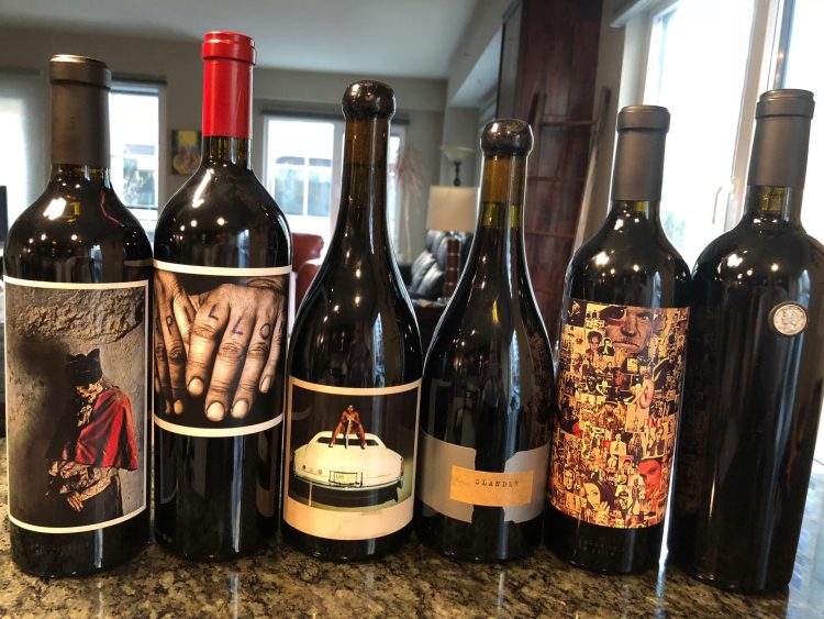 Sophisticated bottles of Orin Swift wines, showcasing its rich color and texture, embodying the essence of Orin Swift Wines.