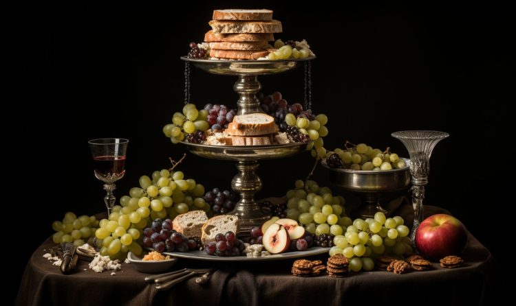 kosher wine - cyrano_Create_an_image_showcasing_a_beautifully_set_table_with__a40a7512-3dfe-4783-8c95-07b0604417a9