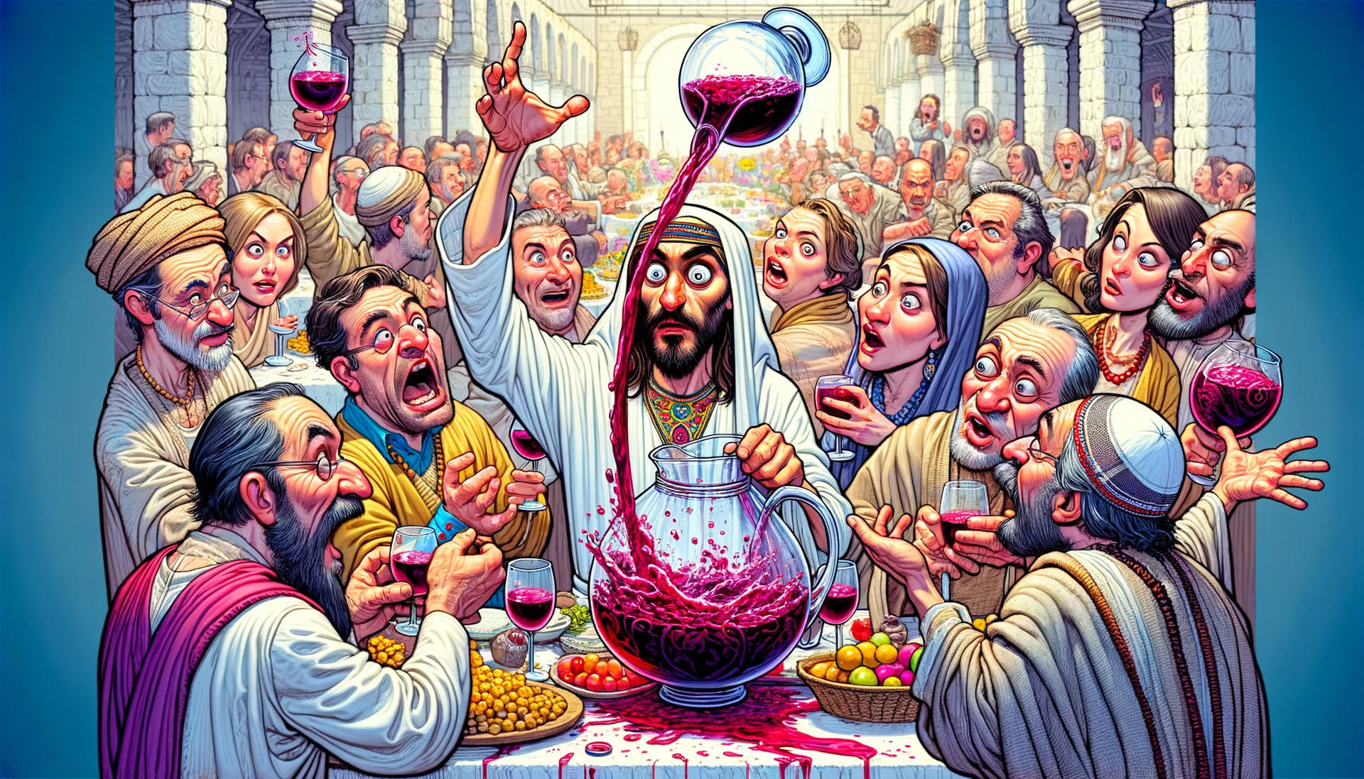 jesus turn water into wine