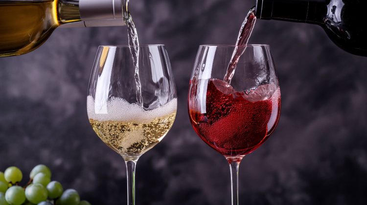 An elegant wine tasting setup highlighting the Differences Between Vertical and Horizontal Wine Tastings