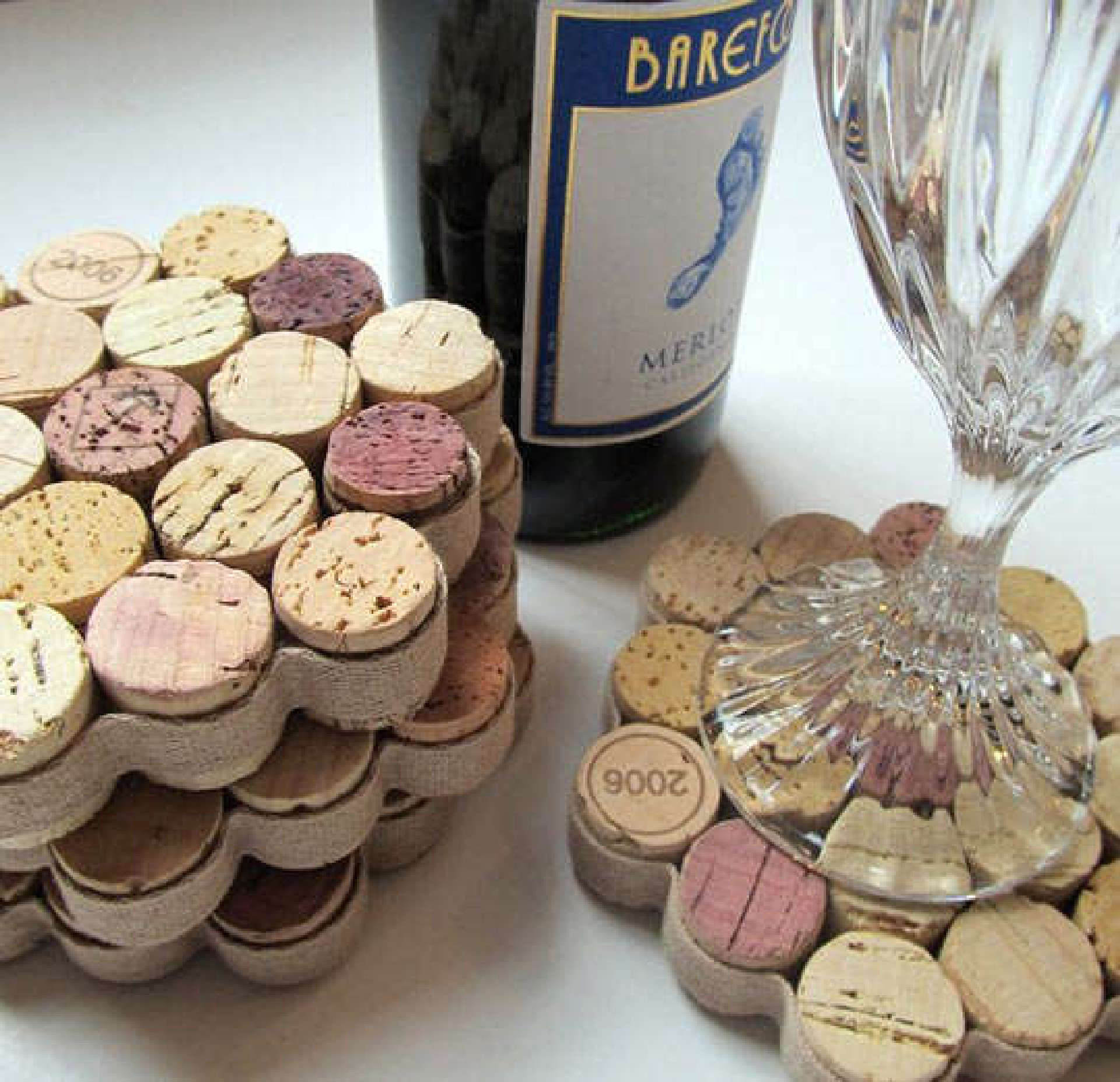 wine cork coaster