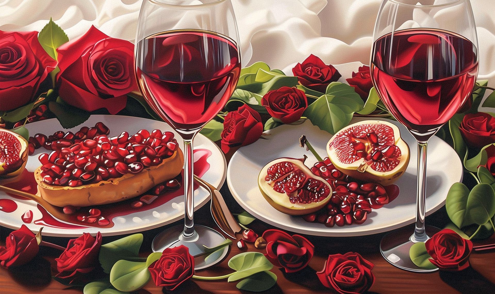 The pairing of pomegranate and Zinfandel is a tantalizing combination that sparks desire and ignites passion in every sip. | Image credit: Encyclopedia Wines