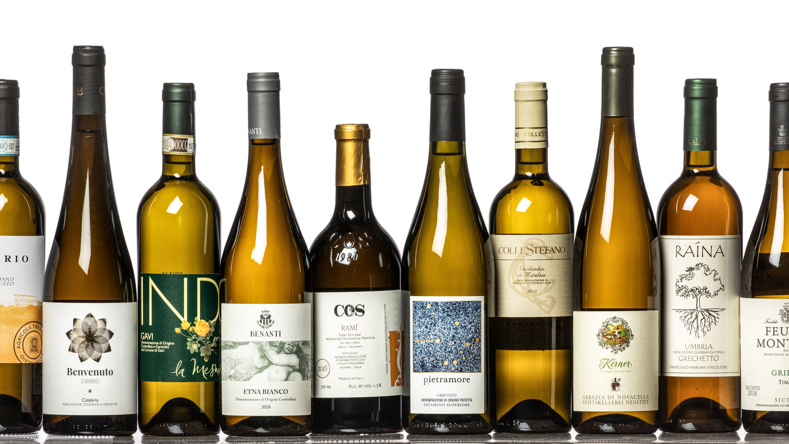 10 Great Bottles of Italian White Wine Under $25Though noted primarily for red wine, Italy actually makes more white. These are diverse, delicious, great values and not a pinot grigio among them.