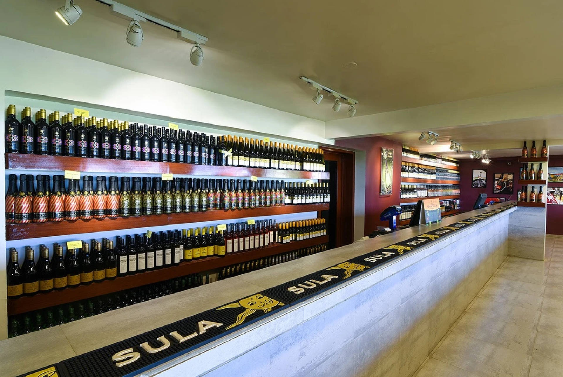 You can choose our curated wine selection and collect them at Sula Vineyards' Bottle Shop