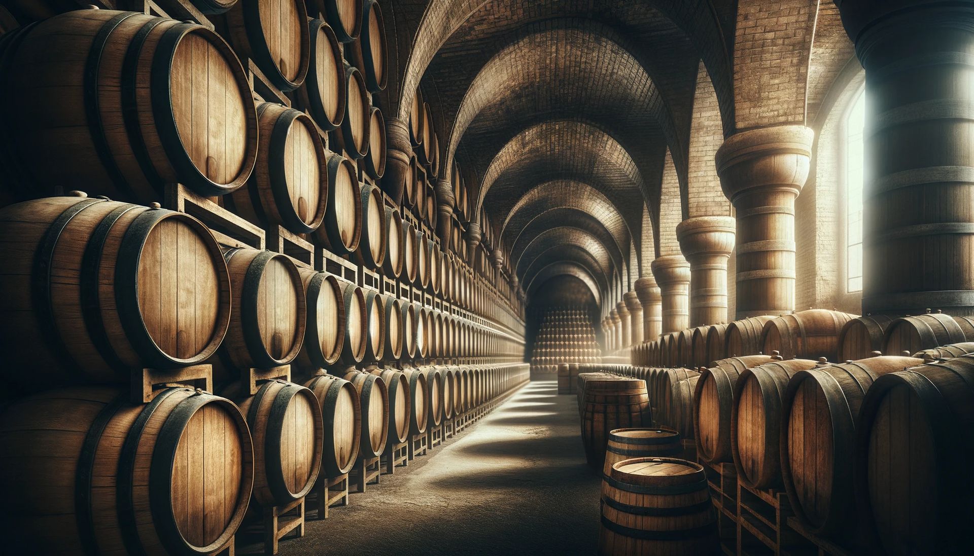 an old vintage vine cellar. image credit: Encyclopedia Wines