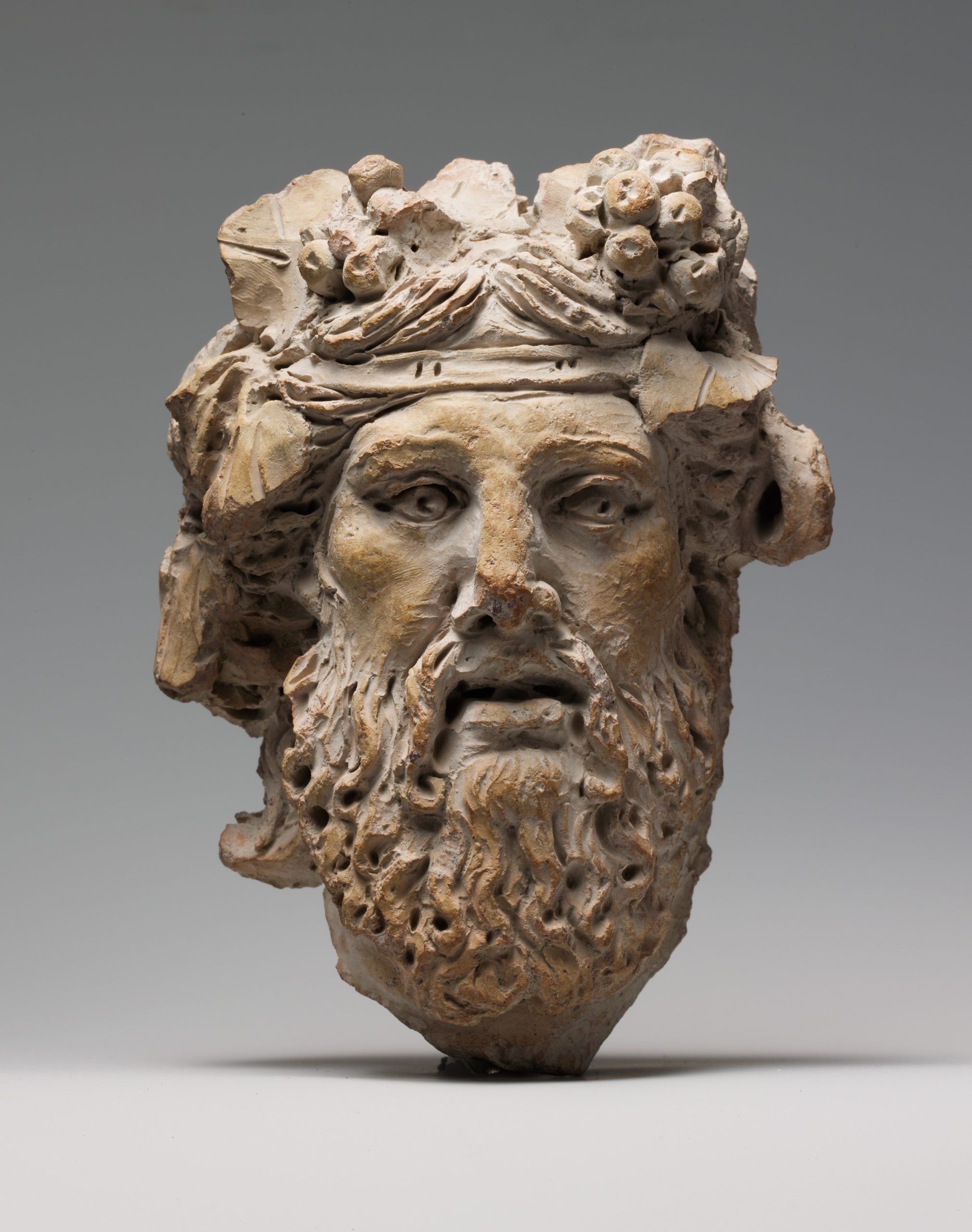 Terracotta head of Dionysus