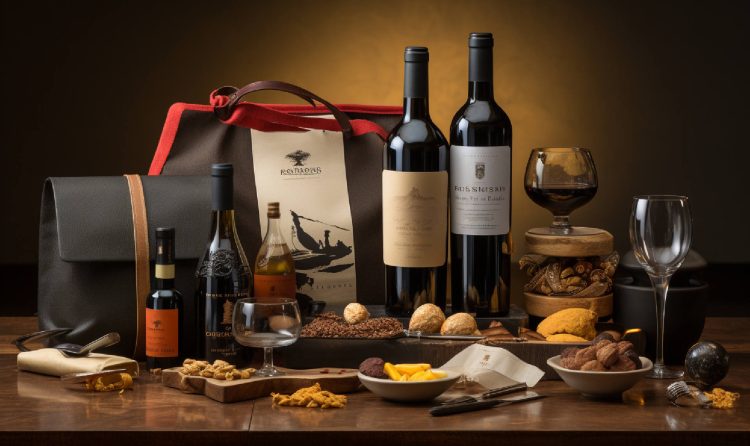 An elegant array of the best gifts for wine lovers, showcasing a variety of wine-related items designed to enchant any connoisseur. umut taydaş -