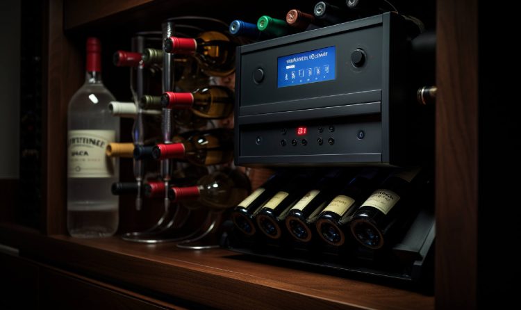 How to Make Own Wine Temperature Control Device: DIY wine temperature control device with thermostat and sensor technology, expertly crafted for maintaining the perfect environment in a home wine cellar. | image credit: Encyclopedia Wines