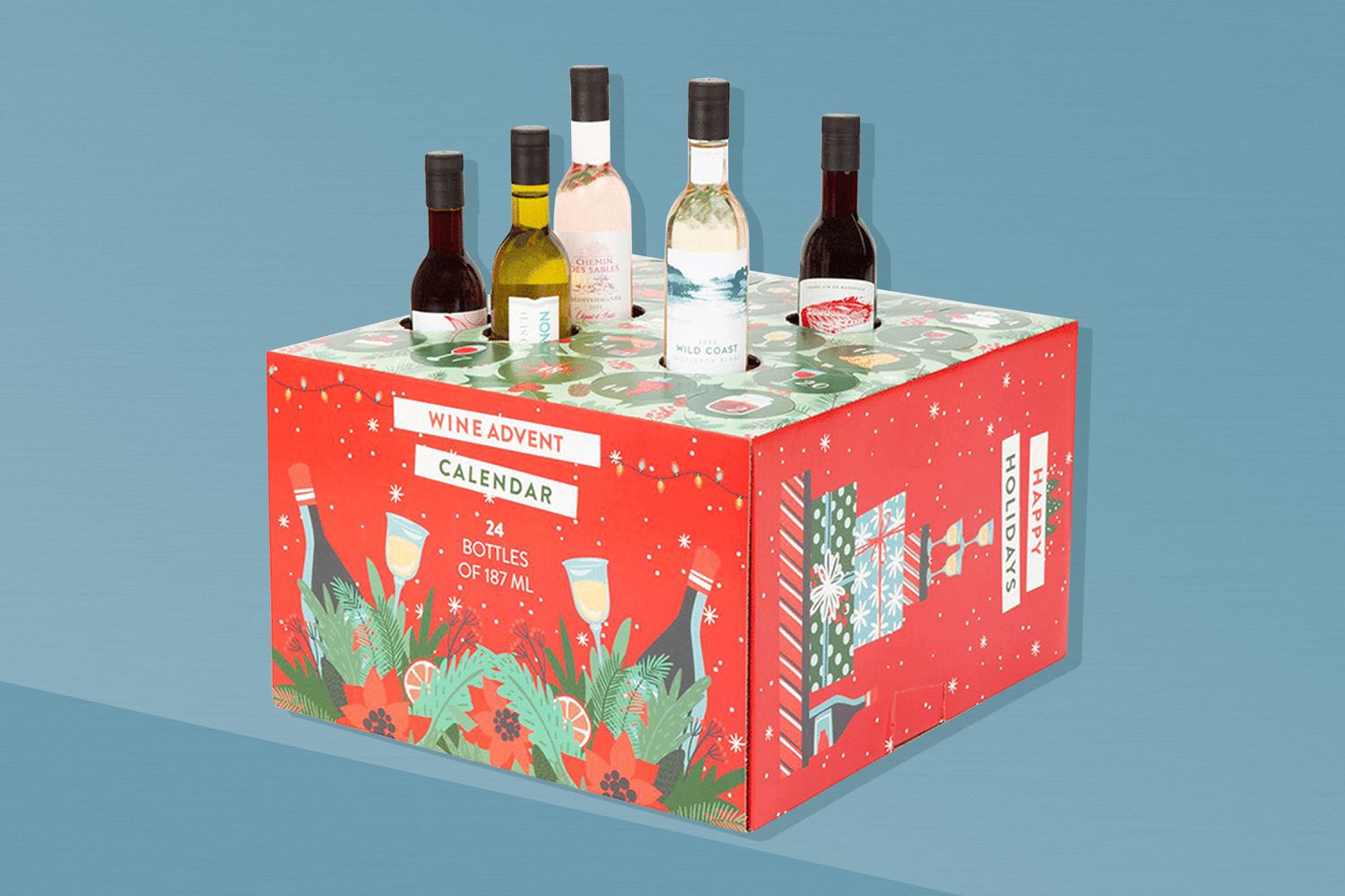 The Most Wonderful Wine collection is a wine advent calendar that we're eyeing. It comes with 24 distinct 187 milliliter bottles that have been hand-picked by specialists. Even if you aren't sure of the recipient's taste, you may still find something they'll enjoy in the box of white, red, and rosé grapes from across the world. 