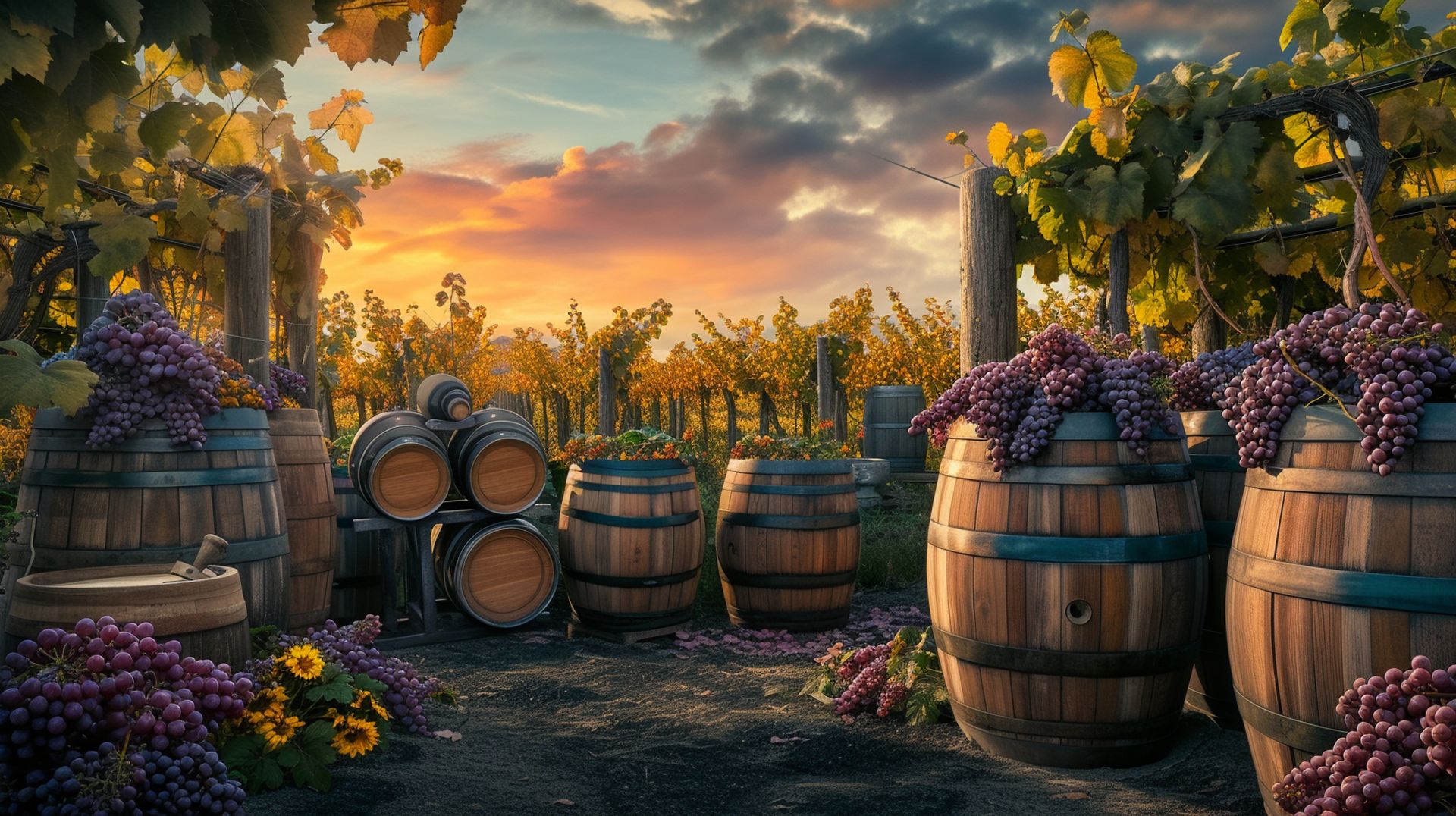 Exploring the variety of wine barrel types to select the perfect one for enhancing your vintage's flavor and aroma. | Image credit: Encyclopedia Wines